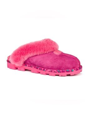 UGG Coquette Shearling Mule in Bright Pink
